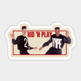 Kid 'N Play 90s Aesthetic Design Sticker